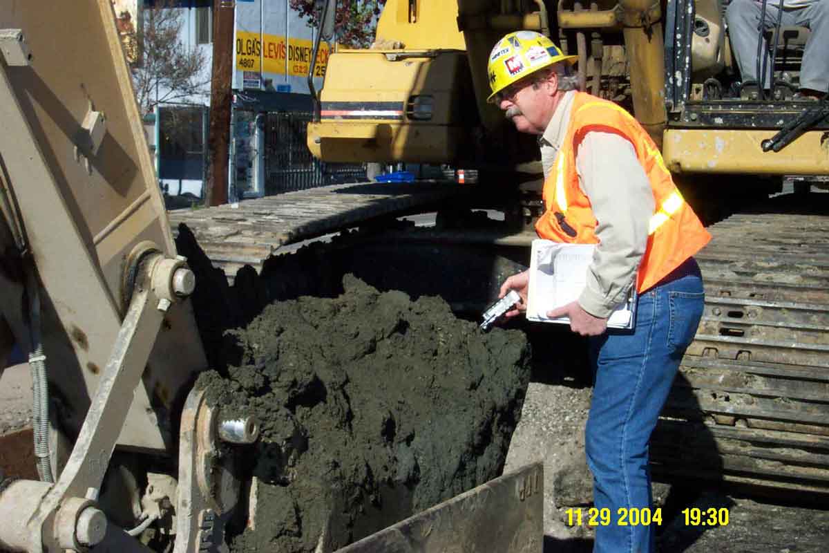 Dan Napier, CIH Testing Soil